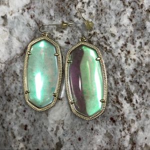 Iridescent Kendra Scott earrings